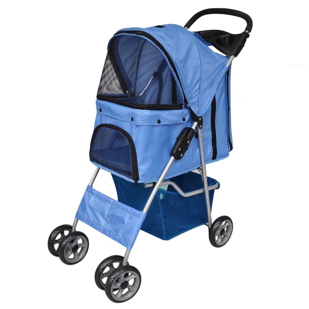 Hundewagen Hundebuggy Blau