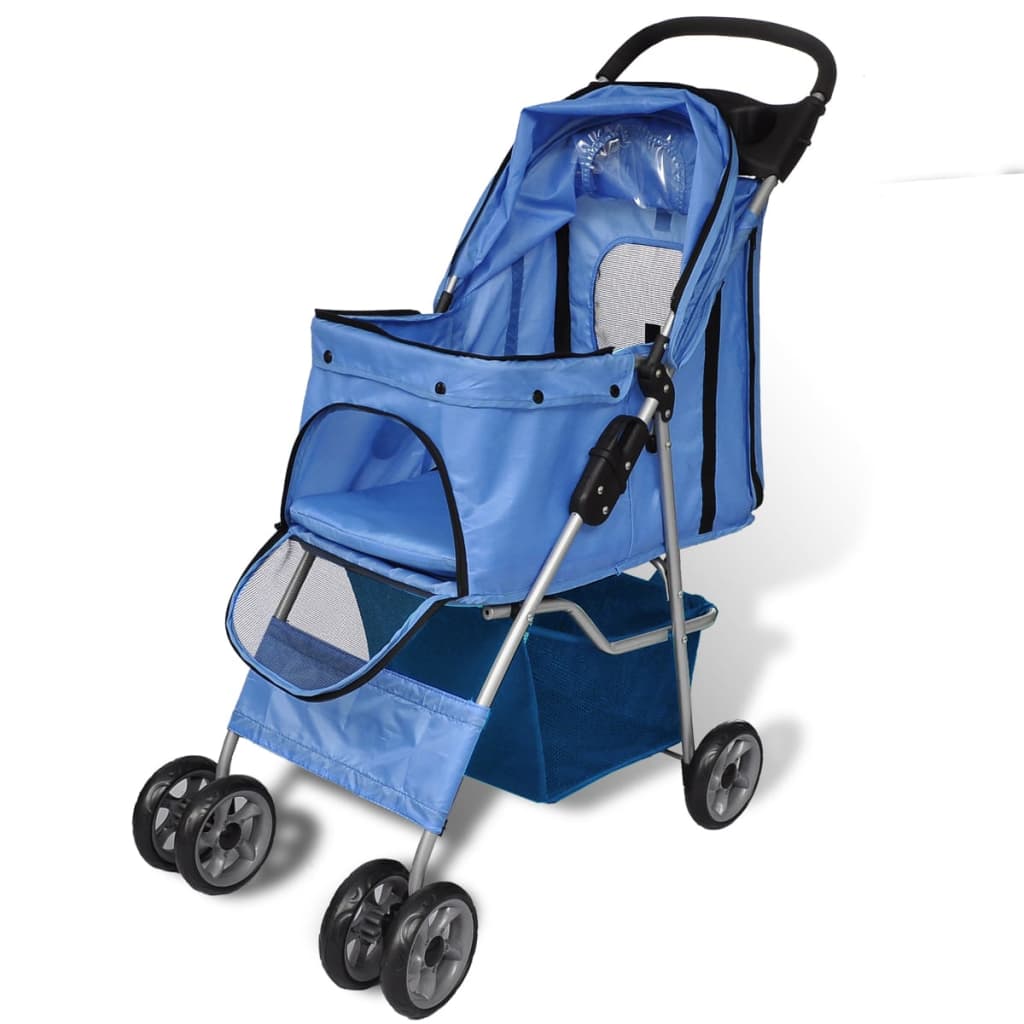 Hundewagen Hundebuggy Blau