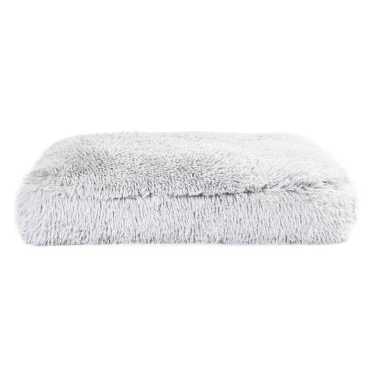 @Pet Kuschelbett für Hunde 80x55 cm Hellgrau