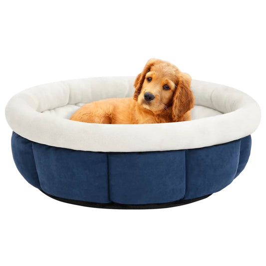 Hundebett 59x59x24 cm Blau