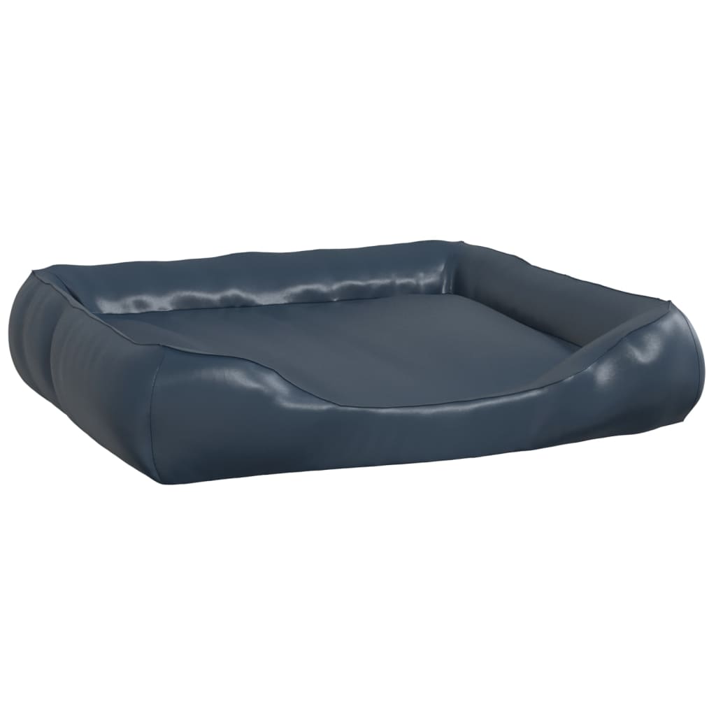 Hundebett Dunkelblau 80x68x23 cm Kunstleder