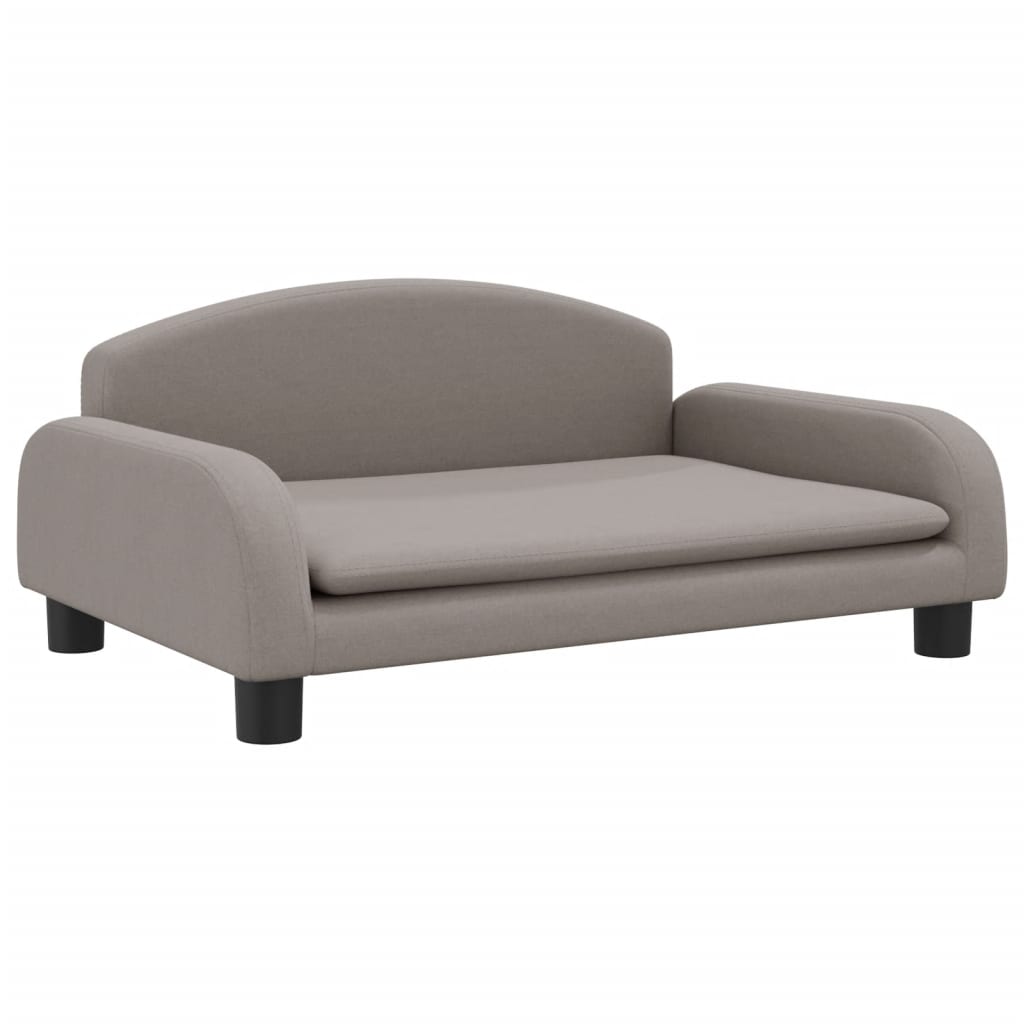 Hundebett Taupe 70x45x30 cm Stoff