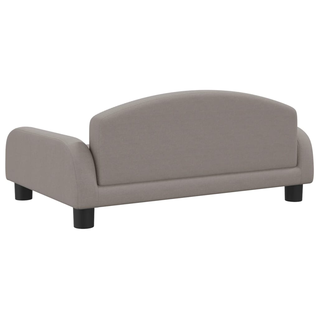 Hundebett Taupe 70x45x30 cm Stoff