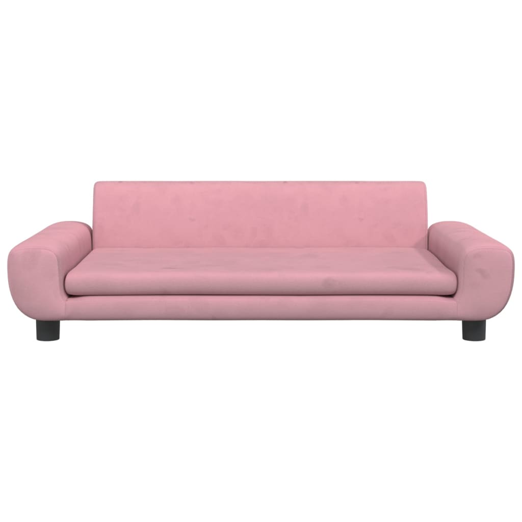 Hundebett Rosa 100x54x33 cm Samt